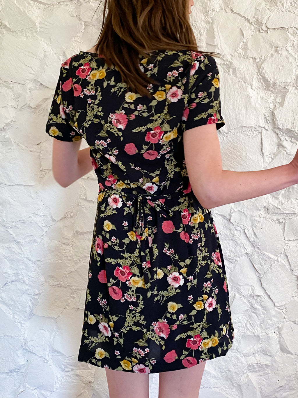 The Babydoll Dress - Night Floral