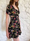 The Flare Dress - Night Floral