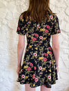 The Flare Dress - Night Floral