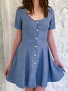The Flare Dress - Chambray