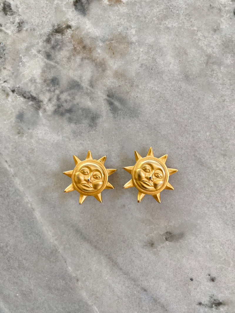 Vintage Anne Klein Sun Earrings