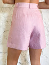 The Shorts - Pink Linen