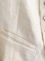 The Vest - Ivory Linen