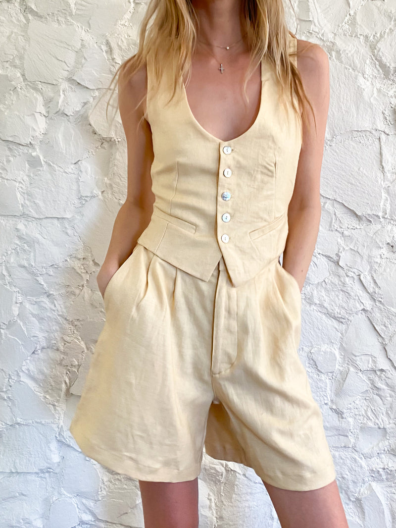 The Vest - Playa Linen