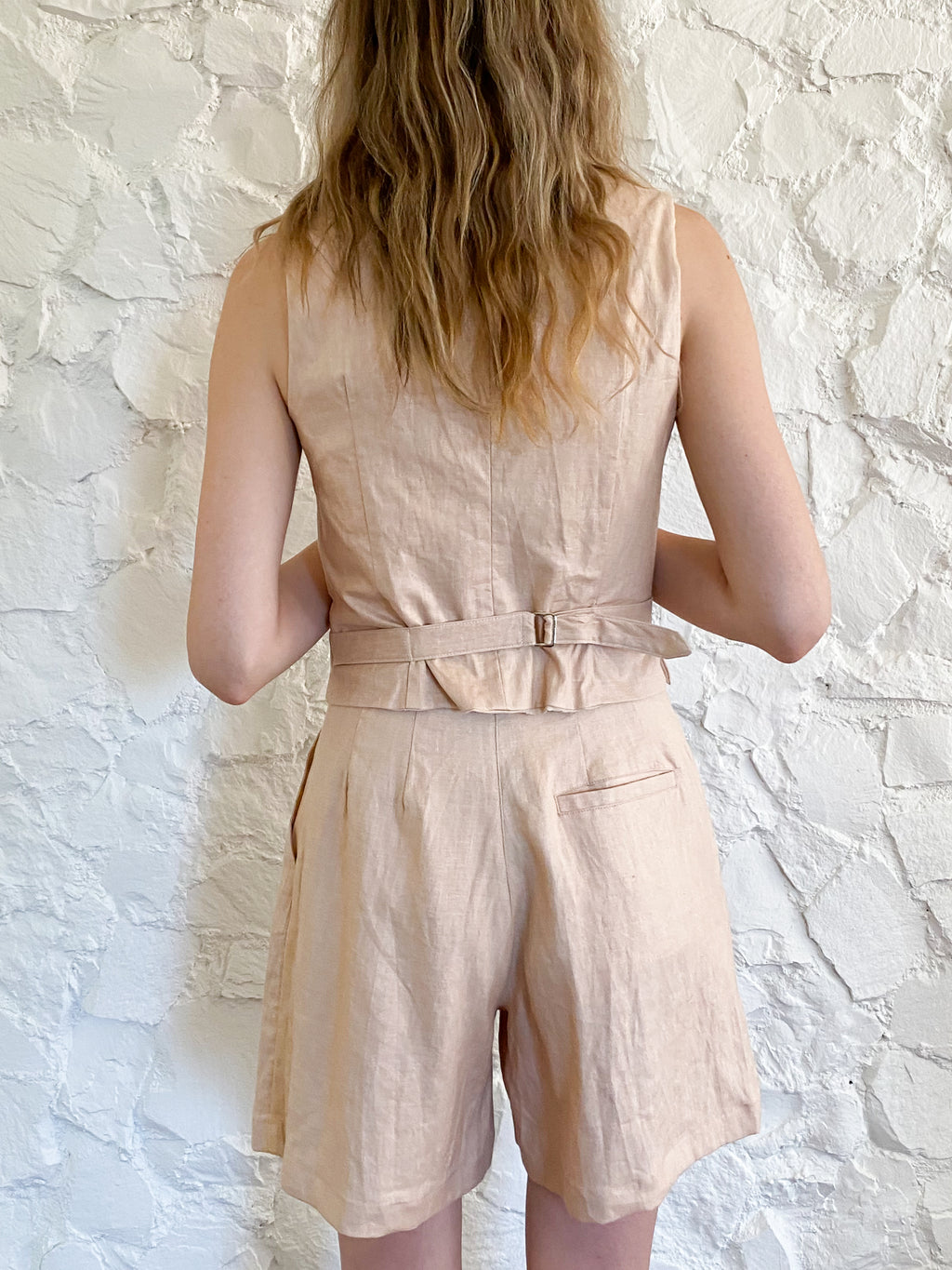 The Shorts - Dusty Rose Linen
